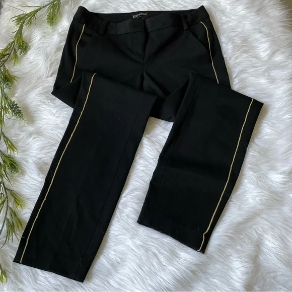 green emerald velvet dress Sadie & Sage Celestial Wide Leg Dress Pants - Black